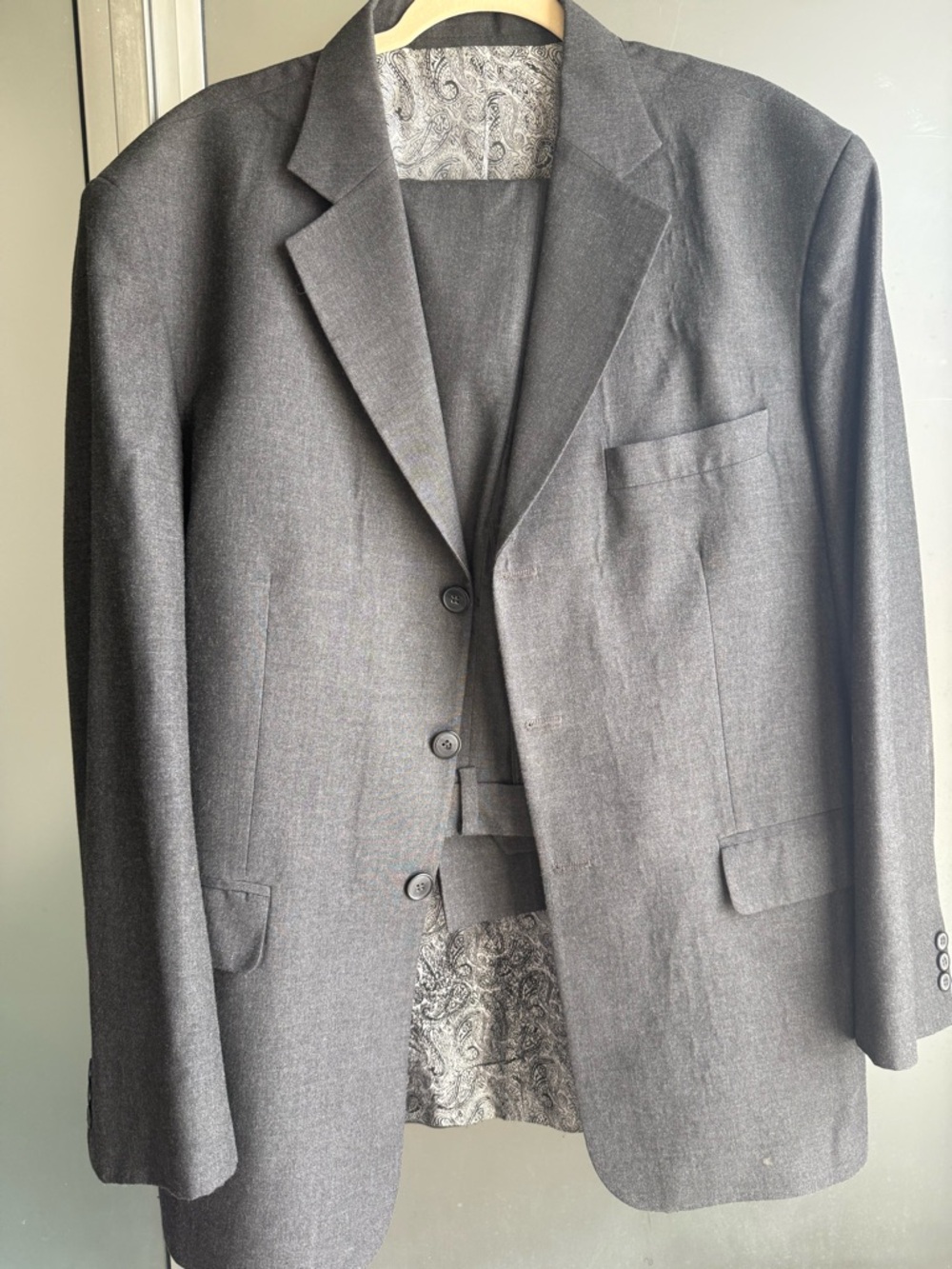 Men's Classic Gray Blazer - Tailored Formal Jacket